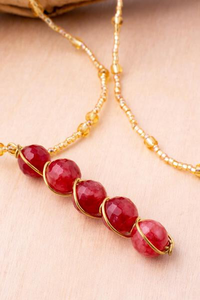 Spiral Stones Necklace | Shop Bali Queen