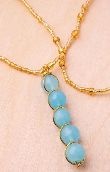 Spiral Stones Necklace | Shop Bali Queen