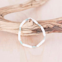 Unisex Kona Puka Shell Stone Bracelet | Shop Bali Queen