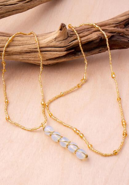 Spiral Stones Necklace | Shop Bali Queen