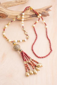 Taj Tassel Necklace