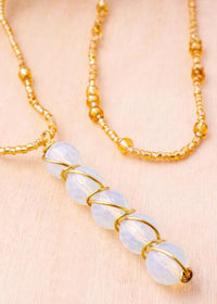 Spiral Stones Necklace
