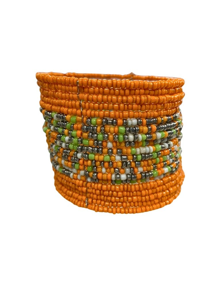 Blurred Lines Beaded Cuff