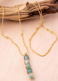 Spiral Stones Necklace | Shop Bali Queen