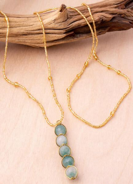 Spiral Stones Necklace | Shop Bali Queen