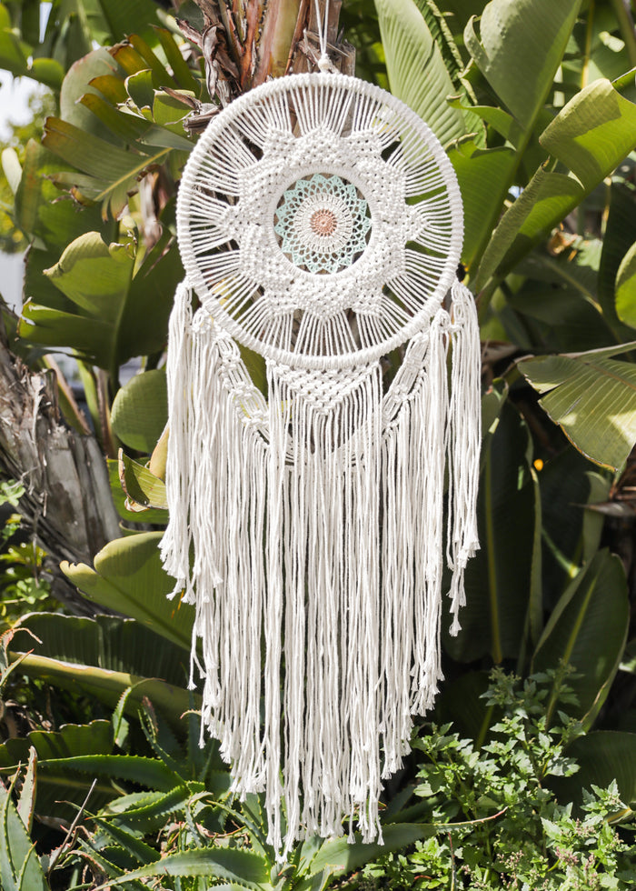 Rising Sun 17" Macrame Dreamcatcher