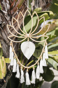 Lotus Flower Tassel Dreamcatcher