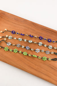Crystal Flower Bracelet 5-Pack