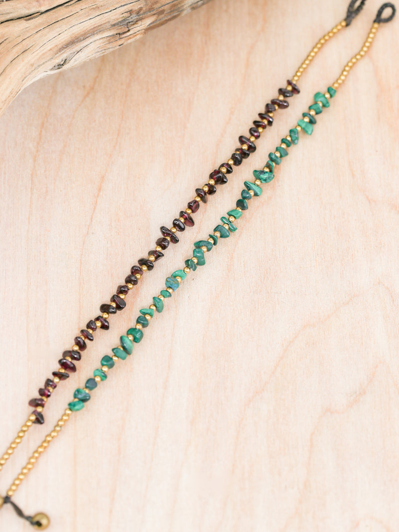 Simply Stones Anklet | Shop Bali Queen