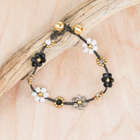 Crystal Flower Bracelet 5-Pack