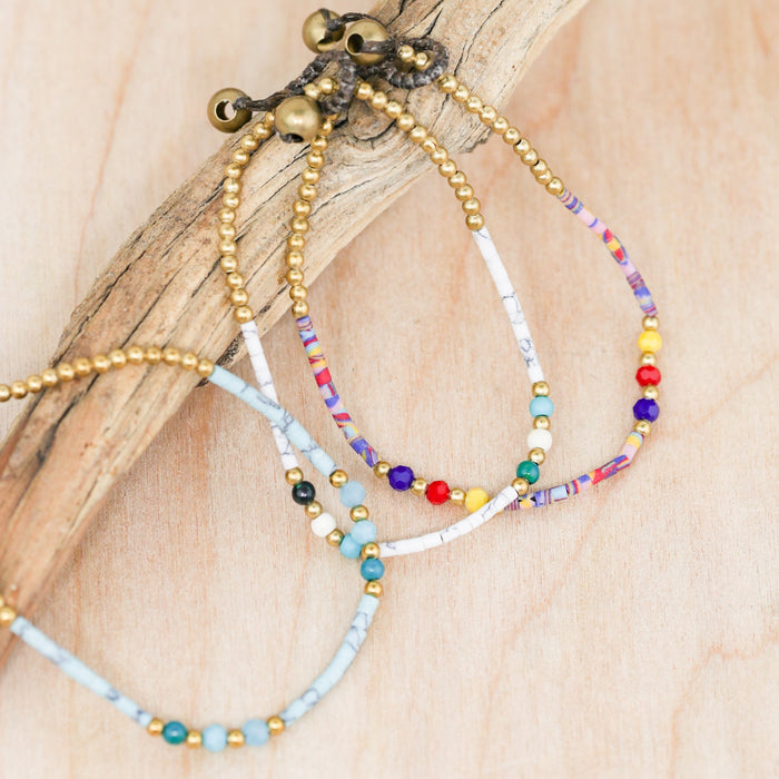 Jewelia Gemstone Bracelet 5-Pack | Shop Bali Queen