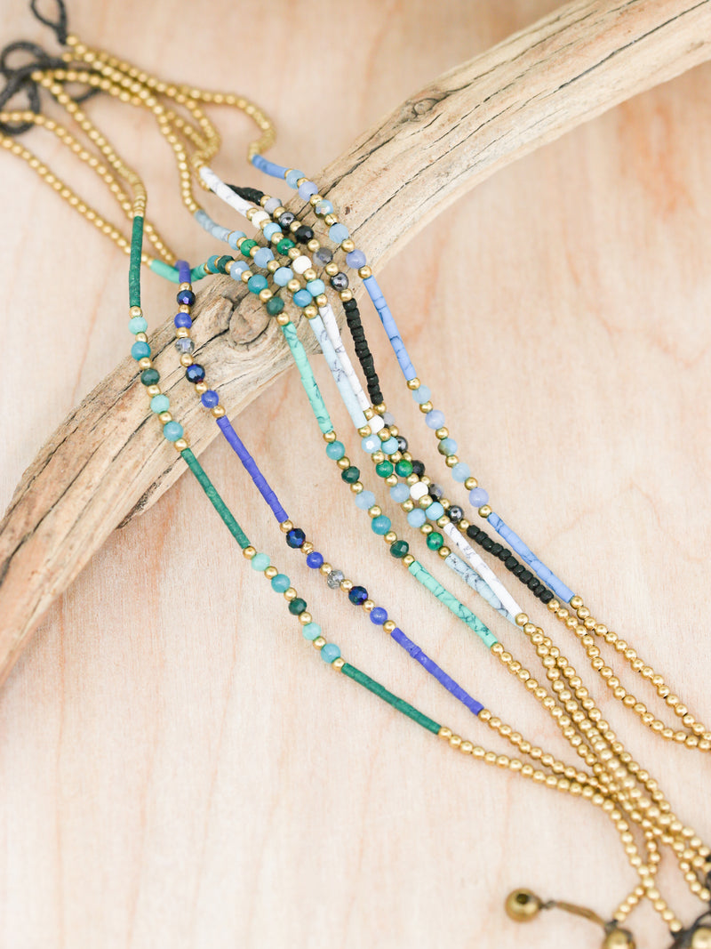 Jewelia Gemstone Anklet 5pk | Shop Bali Queen
