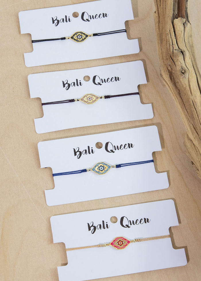 Mosaic Evil Eye Friendship Bracelet 4 Pack | Shop Bali Queen