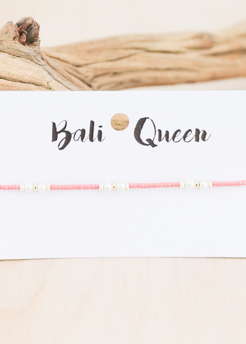 Bella Pearl Single Pull Bracelet