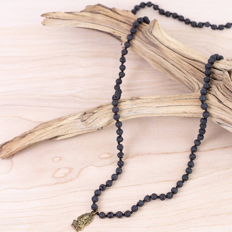 Lava Meditation Necklace