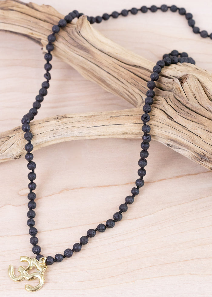 Lava Meditation Necklace
