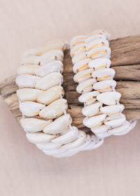Stacked Shells Bracelet