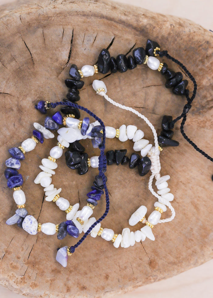 RockNPearl Stone Pull Bracelet | Shop Bali Queen