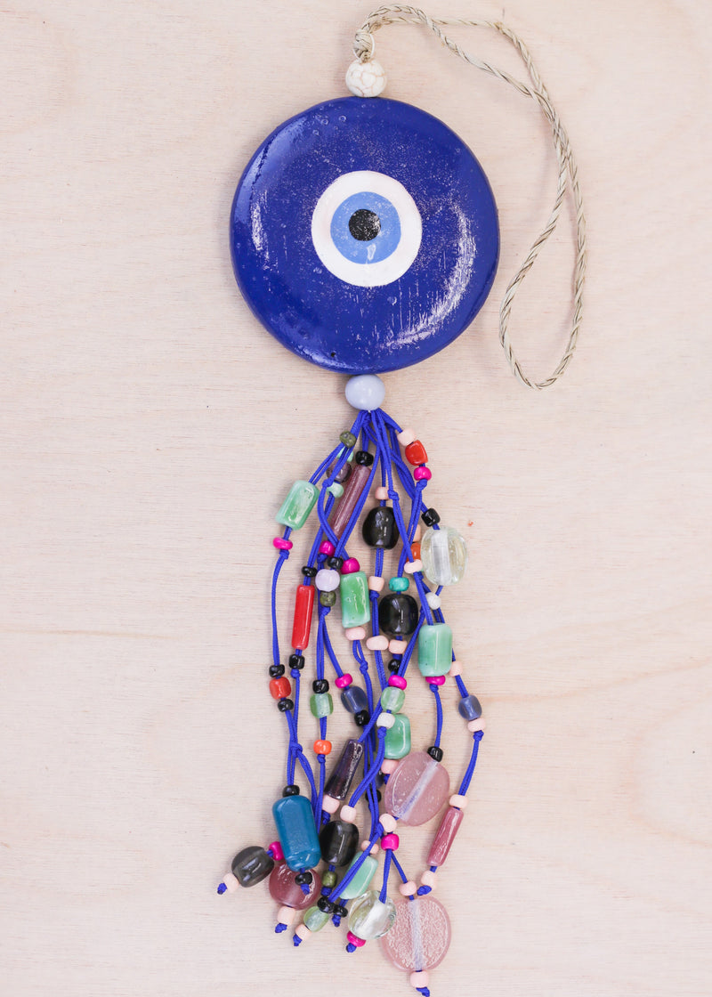 Evil Eye Glass Purse Charm | Shop Bali Queen