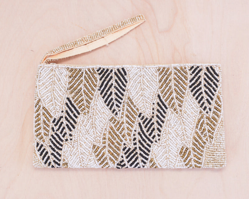 Mosaic Beaded Clutch