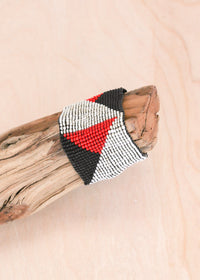 Navajo Beaded Cuff Stretch Bracelet