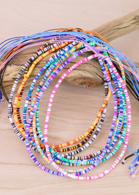 10-Pack Fimo Multicolor Choker