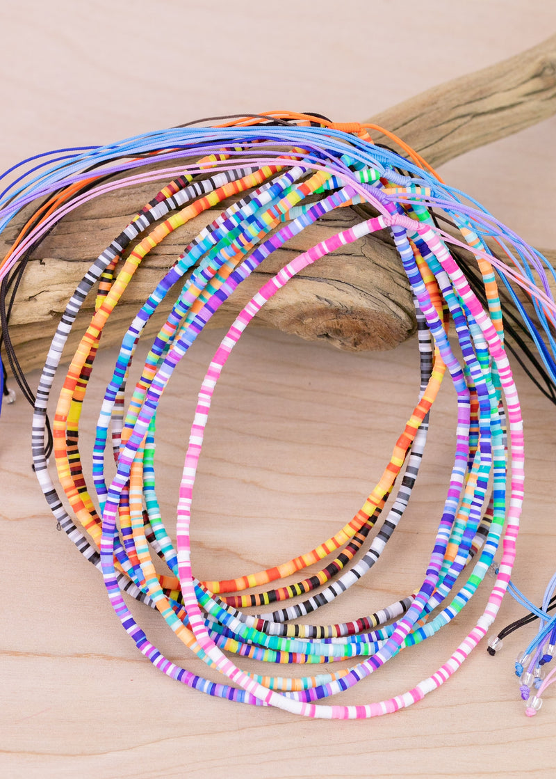 10-Pack Fimo Multicolor Choker