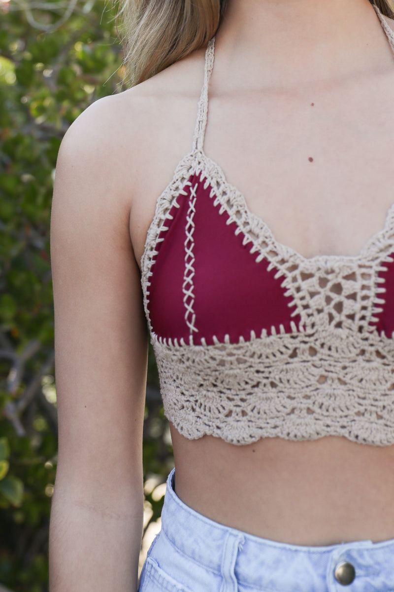 The Flower Lace Bralette Crochet PATTERN | CozyCreativeCrochets