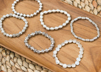 12 Stretch Alloy Bracelet Assortment, We Pick!