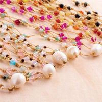 Agate & Pearl Layering Necklace | Shop Bali Queen