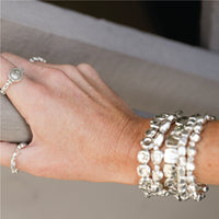 12 Stretch Alloy Bracelet Assortment, We Pick!