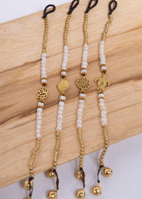 Freshwater Pearl Single Charm Bracelet
