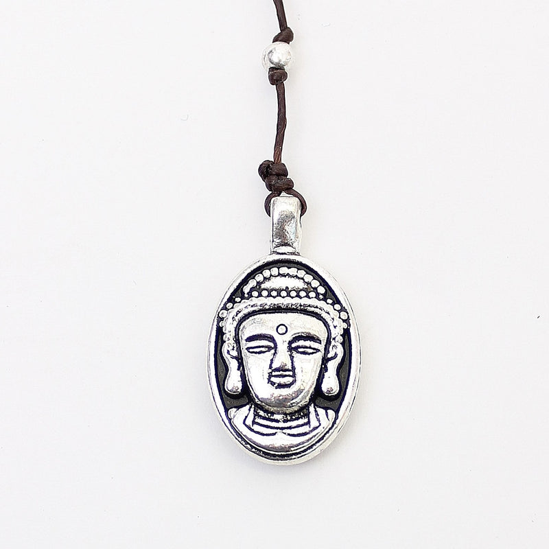 Buddha Head Alloy Necklace