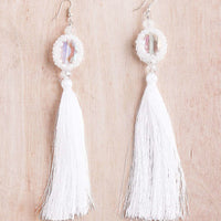 India Extra Long Tassel Earring