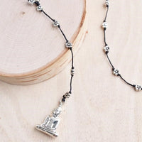 Buddha Flower Alloy Necklace | Shop Bali Queen