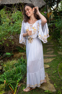 Bali Queen, Coco Rose, Resort Wear, Pool Wear, Bathing Suit Coverup, Summer, Sundress, Summer Style, Beach Boutique, Bali, Travel, Boho Style, Tulum, Embroidery, Trending, Cruise Wear, Vacation, Beach Wear, Insta Beachwear, Lifestyle, Swim, Caftan, Shop Online, Maxi, Embroidery, Miranda.