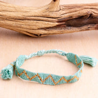 Brickstitch Adjustable Beaded Bracelet