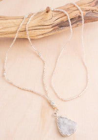 Druzy Cluster Necklace