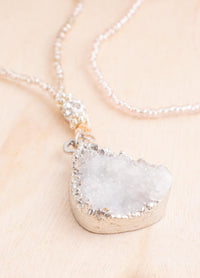 Druzy Cluster Necklace