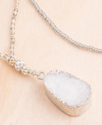 Druzy Cluster Necklace