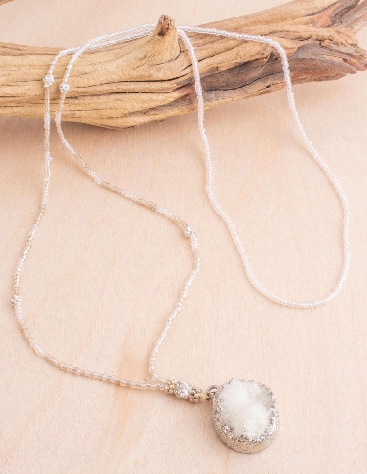 Druzy Cluster Necklace