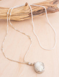 Druzy Cluster Necklace