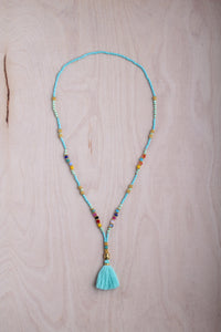 Summer Buddha Tassel Necklace