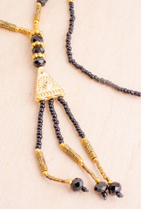 Crystal Pyramid Necklace