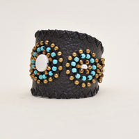 Thai Leather Snap Cuff