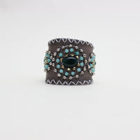 Thai Leather Snap Cuff