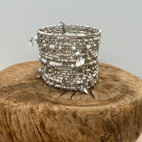 On The Cliffs Gemstone Beaded Cuff