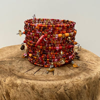 On The Cliffs Gemstone Beaded Cuff | Shop Bali Queen