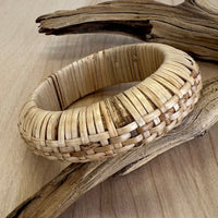 Woven Rattan Slim Weave Bracelet | Shop Bali Queen