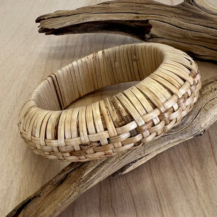 Woven Rattan Slim Weave Bracelet | Shop Bali Queen